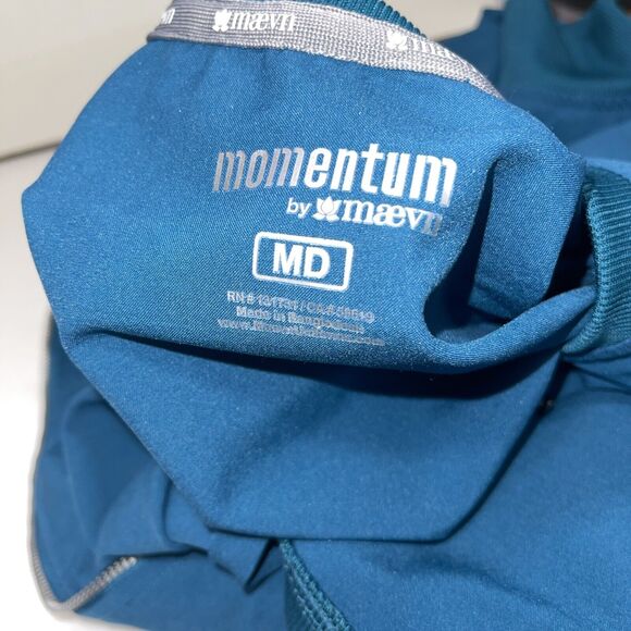 Teal Momentum By Maevn Scrub Jacket Size M - Picture 8 of 11